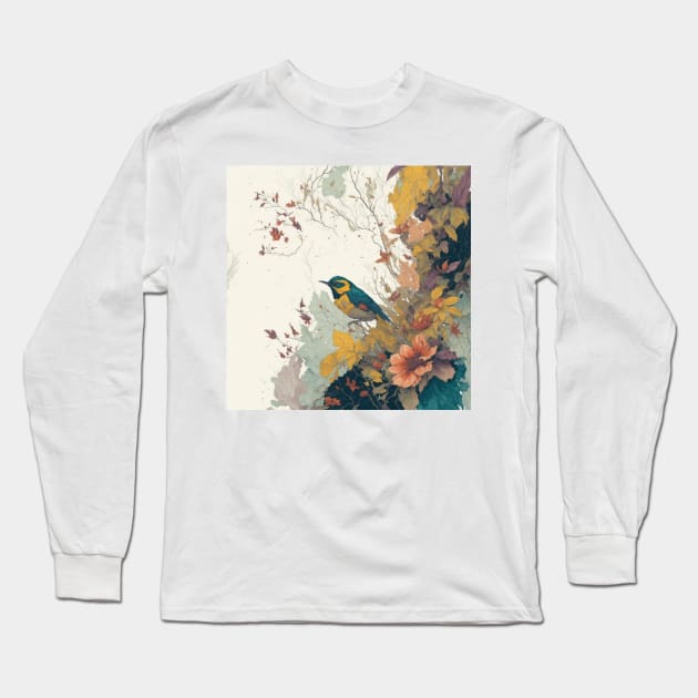 Chirp Long Sleeve T-Shirt by Mughzilla